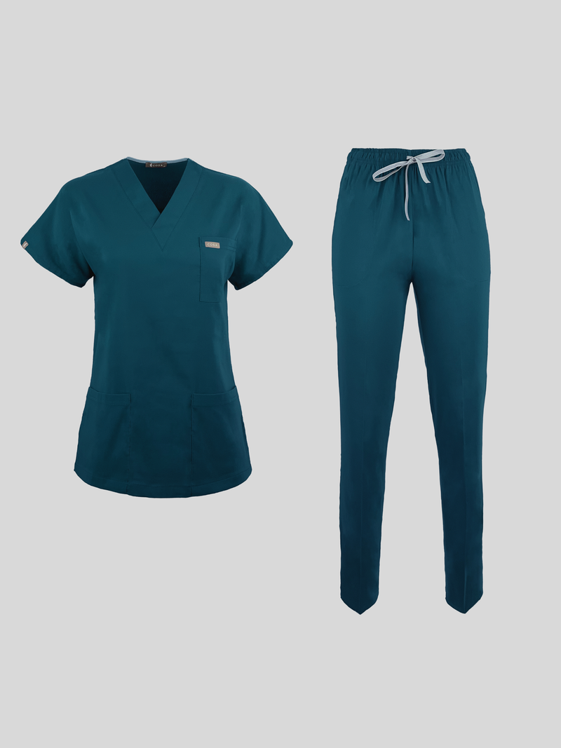 Cosa Flex Scrub Set - Petrol Blue
