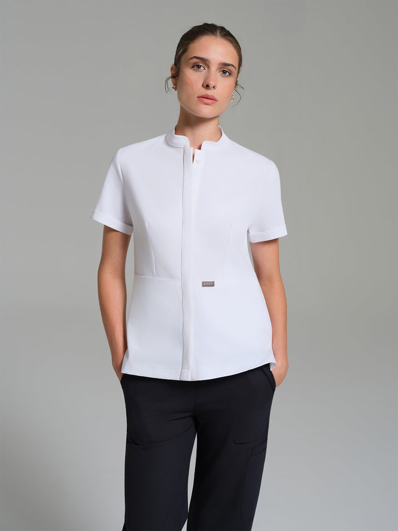 Cosa Di® Women’s Scrub Top - White