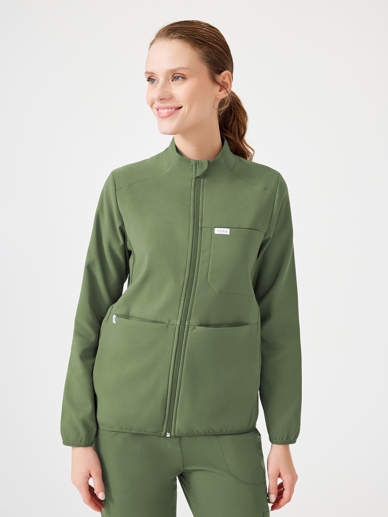 Cosa Polar Scrub Jacket ® Women - Sage Green