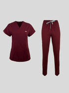 Cosa Flex Scrub Set - Burgundy