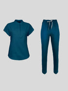 COSA Comfort Scrub Set – Petrol Blue