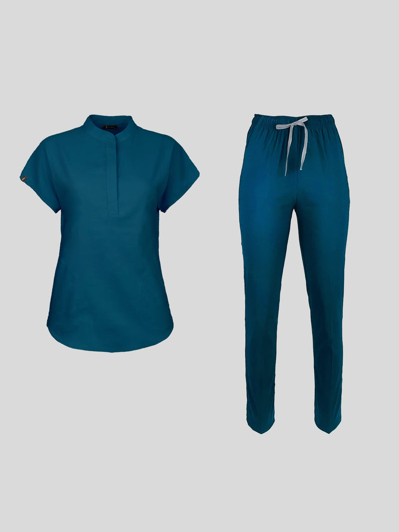 COSA Comfort Scrub Set – Petrol Blue
