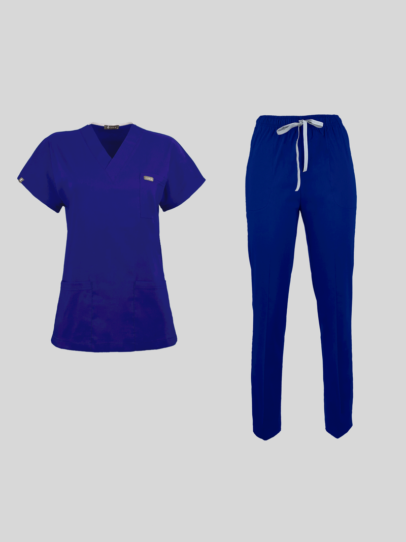 Cosa Flex Scrub Set -  Royal Blue