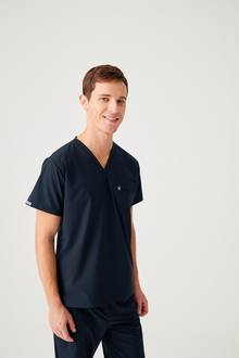 Cosa Zero° Scrub Top – Navy Blue