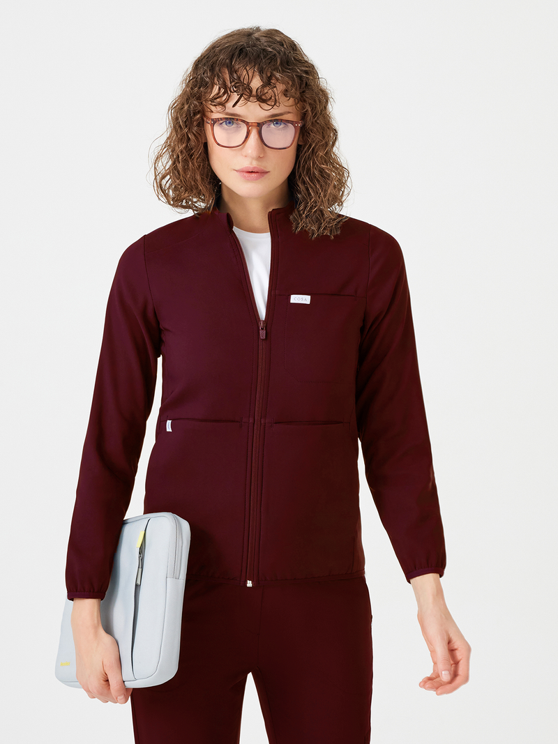 Cosa Polar Scrub Jacket ® Women - Burgundy