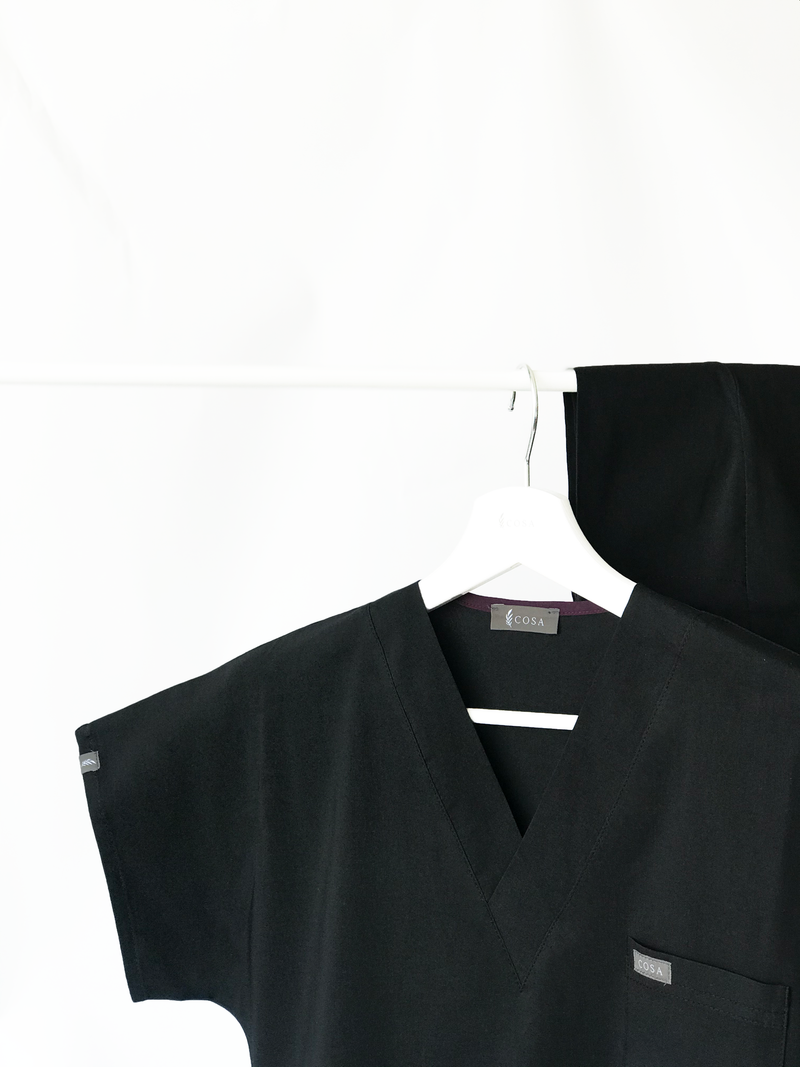 Cosa Flex Scrub Set - Black